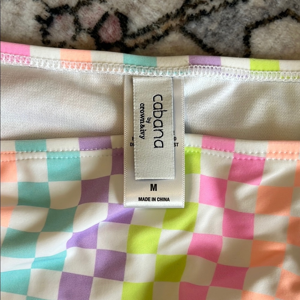 Colorful Checkered Swim Set - Picture 6 of 6